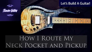 How I Route Guitar Neck with simple tools