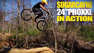 24" Sugar Cayne BMX Frame In Action