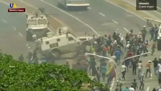 Самопровозглашённого президента Венесуэлы поддержала часть военных