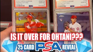 OHTANI BOOM has come to an end. 25 Card Modern PSA REVEAL!