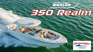 Available Now! 2023 Boston Whaler 350 Realm located at MarineMax Venice