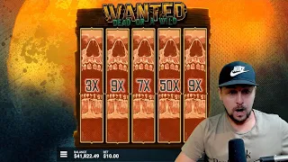 TOP 5 RECORD WINS OF THE WEEK ★ $125,000 MONSTER MAX WIN ON WANTED DEAD OR A WILD