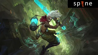 Ekko Splash Art  | UncleThanh | 2D Spine Animation