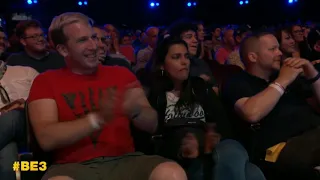 Bethesda E3 Conference but it's just the audience cheering