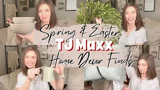 TJ MAXX SPRING AND EASTER DECOR FINDS | SPRING DECOR HAUL ON A BUDGET | SPRING DECORATING IDEAS