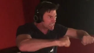 Hugh Jackman Doing ADR For Logan [Must See]