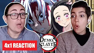 LET'S GO!!! DEMON SLAYER Reaction 4x1 - "TO DEFEAT MUZAN KIBUTZUJI"