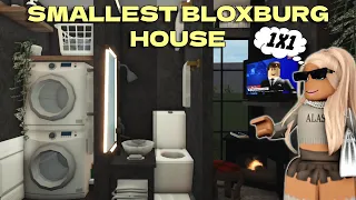 BUILDING A BLOXBURG HOUSE BUT EVERY ROOM IS 1x1... | roblox