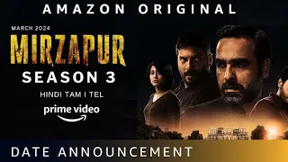 Mirzapur 3 Confirmed Official Release Date | Mirzapur Season 3 Official Update