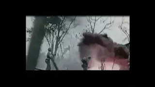 WW2 Soldier Burning Alive!