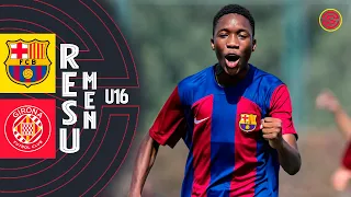 RESUMEN: FC Barcelona vs Girona FC Cadete A U16 2024
