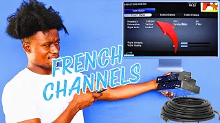 How To Scan FREE French Channels | Eutelsat 16A 16East On SuperBox Decoder