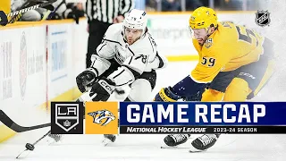 Kings @ Predators 1/31 | NHL Highlights 2024