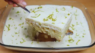 BOLO GELADO MOUSSE DE LIMÃO NA TRAVESSA | O MELHOR BOLO DE LIMÃO