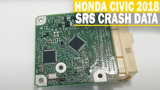 Хонда Цивик 10 2018 Crash Data сброс ошибки системы AirBag SRS. Горит лампочка подушек безопасности.