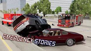 Emergency Stories - TRAIN DERAILEMENT CRASH! 28/01/2023 - BeamNG.Drive Movie