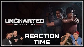 Uncharted: The Lost Legacy Trailer - PSX 2016 - Reaction Time!