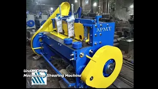 4 Feet Under Crank Mechanical Shearing Machine || Sheet Cutting Machine || Heavy Duty || APMT, Delhi