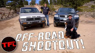 Nissan Pathfinder vs VW Touareg vs Tombstone Hill - Which Classic 4X4 Is Better Off-Road?