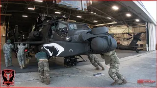 1-82 AH-64 Apache Helicopter (ARB) | 82nd Combat Aviation Brigade Blade Unfolding