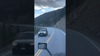 Trucking through Colorado mountains