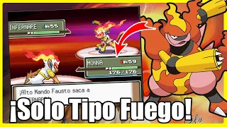 Cómo Pasar Platino Con SOLO Pokémon TIPO FUEGO