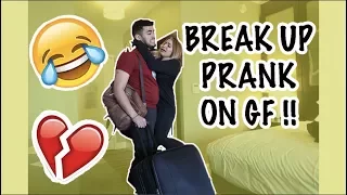 BREAK UP PRANK ON GIRLFRIEND! SHE CRIED