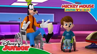 🥳 Scaun cu rotile disco | Mickey Mouse: Aventuri Încurcate | Disney Junior România