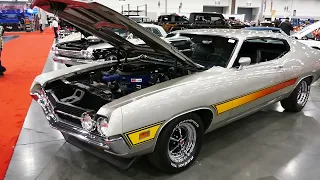 1971 Ford Torino Cobra Sportsroof Walkaround Exterior Tour - Barrett-Jackson Auction Las Vegas NV