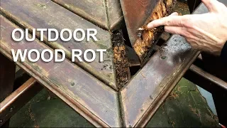 How to Repair Outdoor Wood Furniture & Fix Rotten Wood | Woodworking