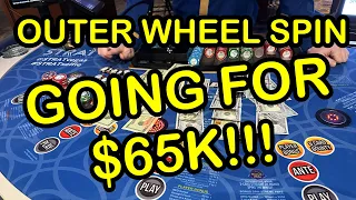 3 CARD POKER in LAS VEGAS! OUTER WHEEL SPIN GOING FOR $65K! HAPPY NEW YEAR!