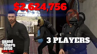 GTA Online Cayo Perico Heist Elite Challenge with 3 People