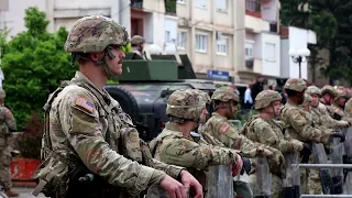 NATO soldiers injured in Kosovo clashes