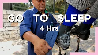 ASMR RELAX & SLEEP 💤 4 Hours of SHOE SHINE WITH KAT | Street Shoe Shine 👠 Mexico 🇲🇽