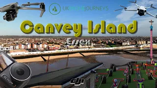 Canvey Island DJI drone flight DJI Osmo Action 3 DJI Mavic 3 DJI mini 3 pro