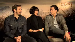 Lee Pace, Evangeline Lilly & Orlando Bloom chat to TORn staffer greendragon