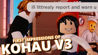 NEW KOHAU RESTAURANT V3! | First Impressions of Roblox Kohau V3