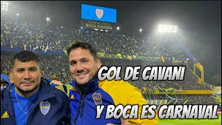 Boca vs godoy cruz  desde adentro