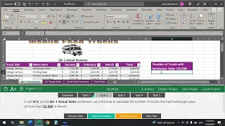 Microsoft Excel Expert (Office 2016) Practice Test 1