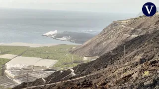 La fajana creada por la lava del volcán de La Palma sigue creciendo | Mayka Navarro