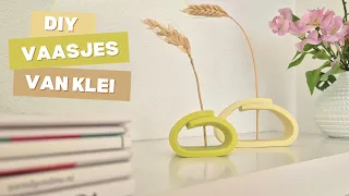 Diy Vaasje van fimoklei maken