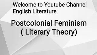 Postcolonial Feminism explained in Urdu/Hindi