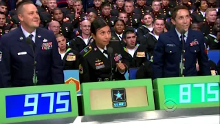 The Price is Right:  November 9, 2012  (Veteran's Day Special; Rebroadcast on 5/27/2013)