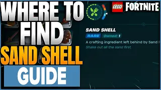 Where To Find Sand Shells In LEGO Fortnite