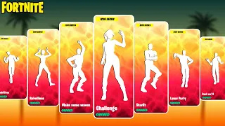 TOP 100 ICON SERIES DANCES & EMOTES IN FORTNITE