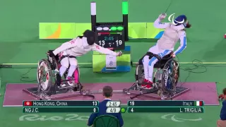 Day 9 evening | Wheelchair Fencing highlights | Rio 2016 Paralympic Games