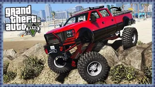 Hard Isuzu Car OFF-ROAD Parkour In GTA 5 Online With @whitewolfbb  And Random Players