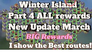 Winter Island March Part 4 Best paths. Hero Wars: Dominion Era #herowars #herowarsweb