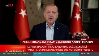 Erdoğan'dan infaz düzenlemesi açıklaması: Kamu vicdanının hassasiyeti dikkate alındı