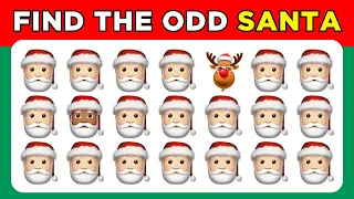 Find the ODD One Out - Christmas Edition! 🎅🎄🎁 Emoji Quiz - (25 Christmas Emoji Puzzles)